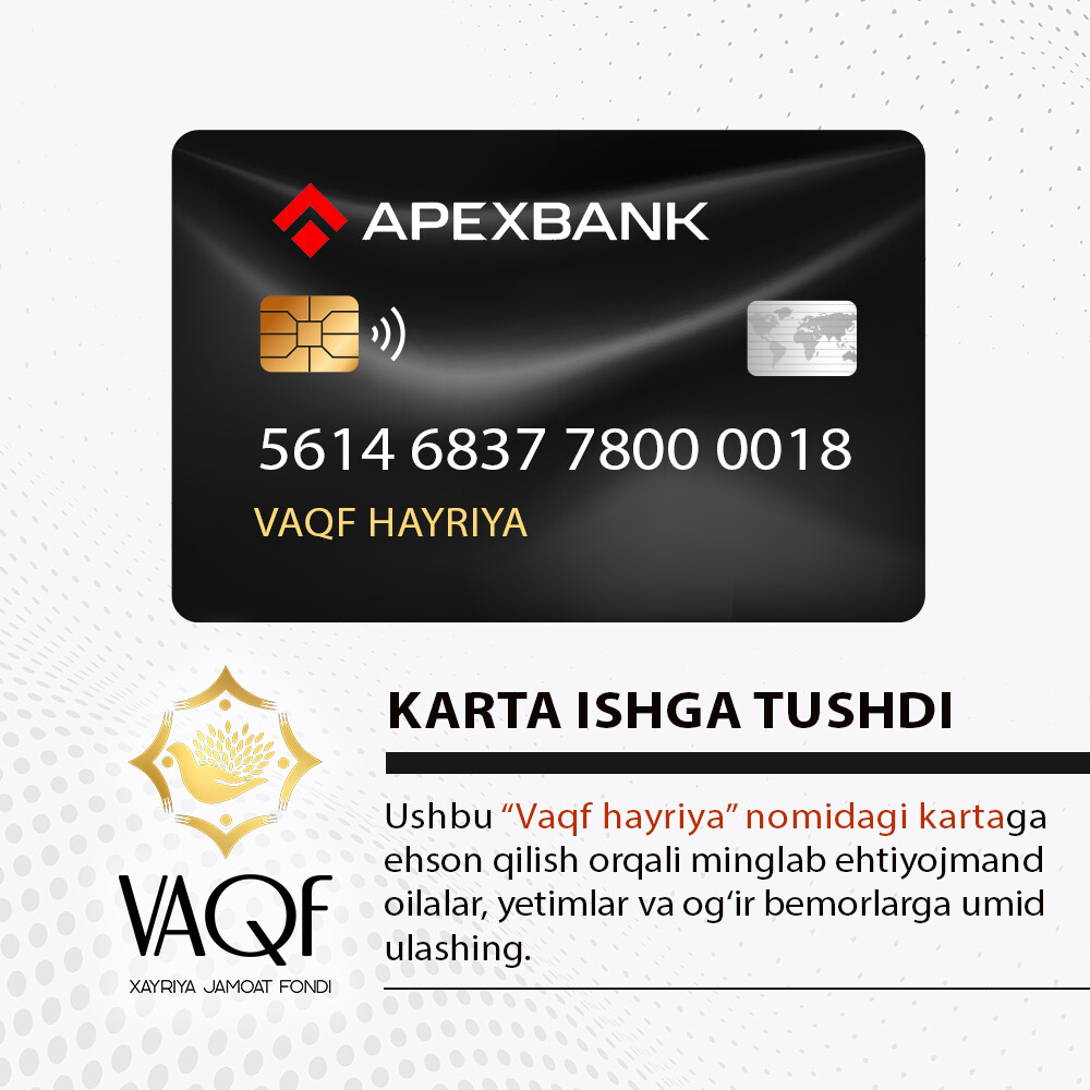 XAYRIYA QILISH YANADA OSONLASHDI