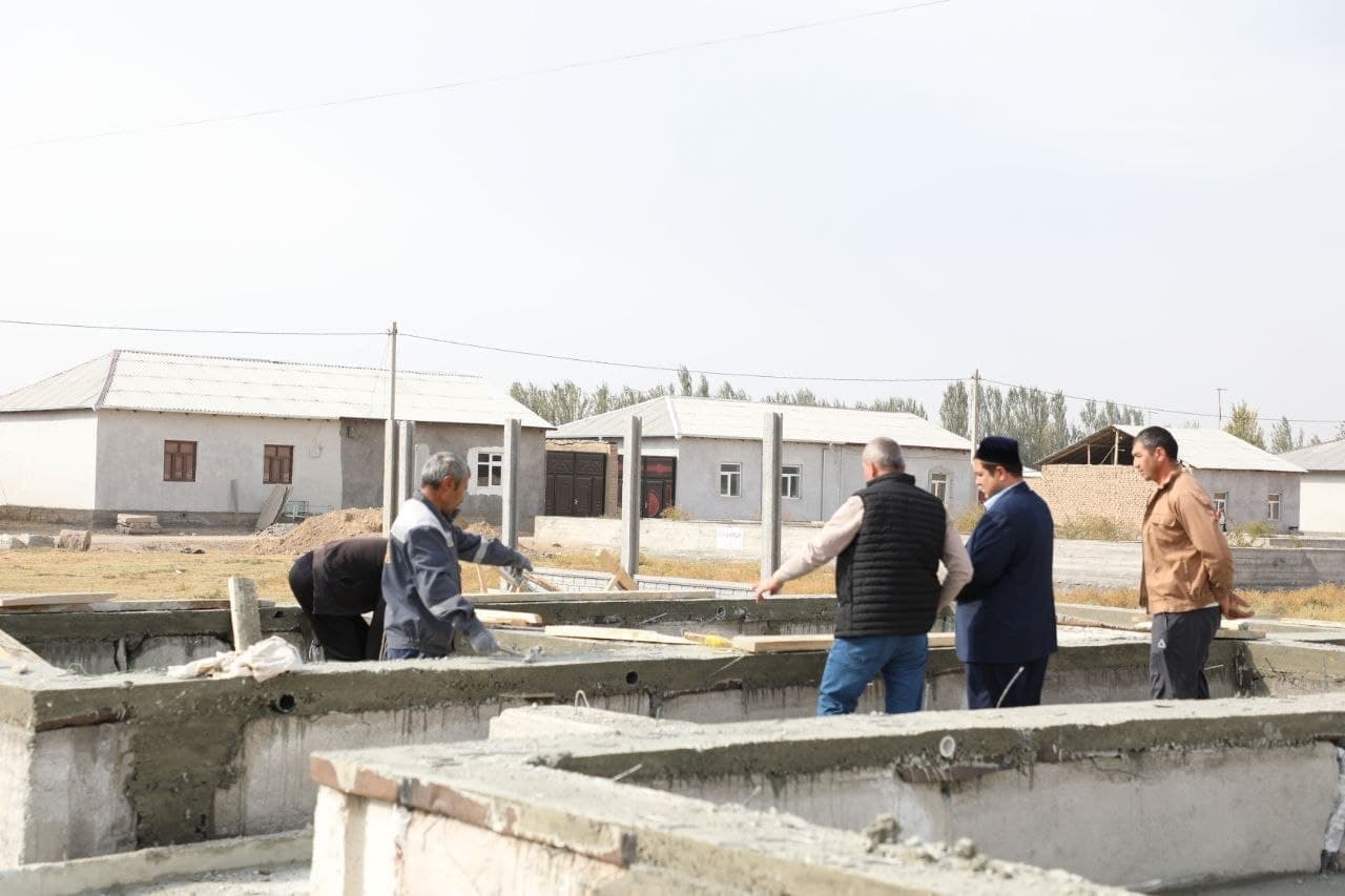 VAQF Foundation is building a house for a needy family in Jizzakh