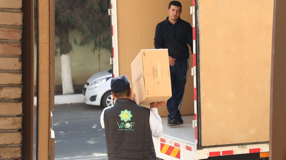 Charity worth 74,700,000 soums was sent to Karakalpakstan