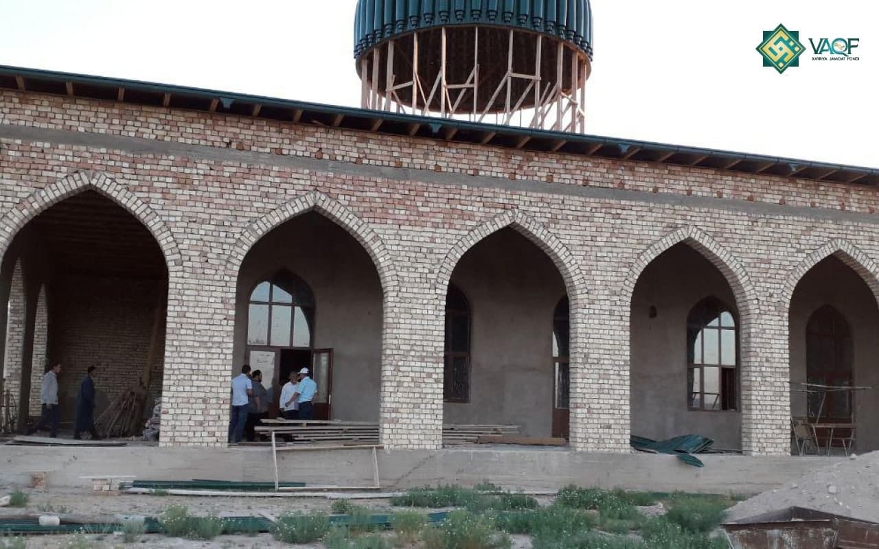 Vaqf fondi Jizzaxdagi masjid qurilishiga hissa qo'shdi